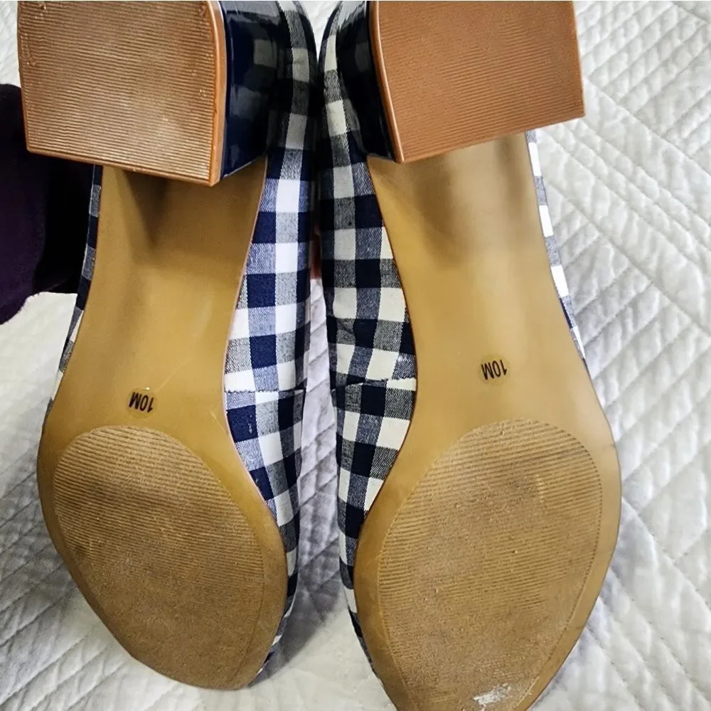 crown and ivy plaid low heels shoes - Picture 7 of 9